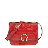 Guess Corily Mini Convertible Shiny Black Cross Body Bag