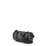 Borbonese Women Leather Crossbody Bag Black Belted