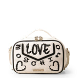 Love Moschino Women Red Crossbody Bag Belted Strap