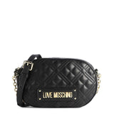 Love Moschino Woman Logo Print Faux Crossbody Bag Red