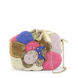 Crossbody Gold Bag Gold Chain Borbonese