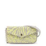 Women Crossbody Yellow Grey Print Bag Borbonese