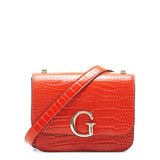 Guess Corily Mini Convertible Shiny Black Cross Body Bag
