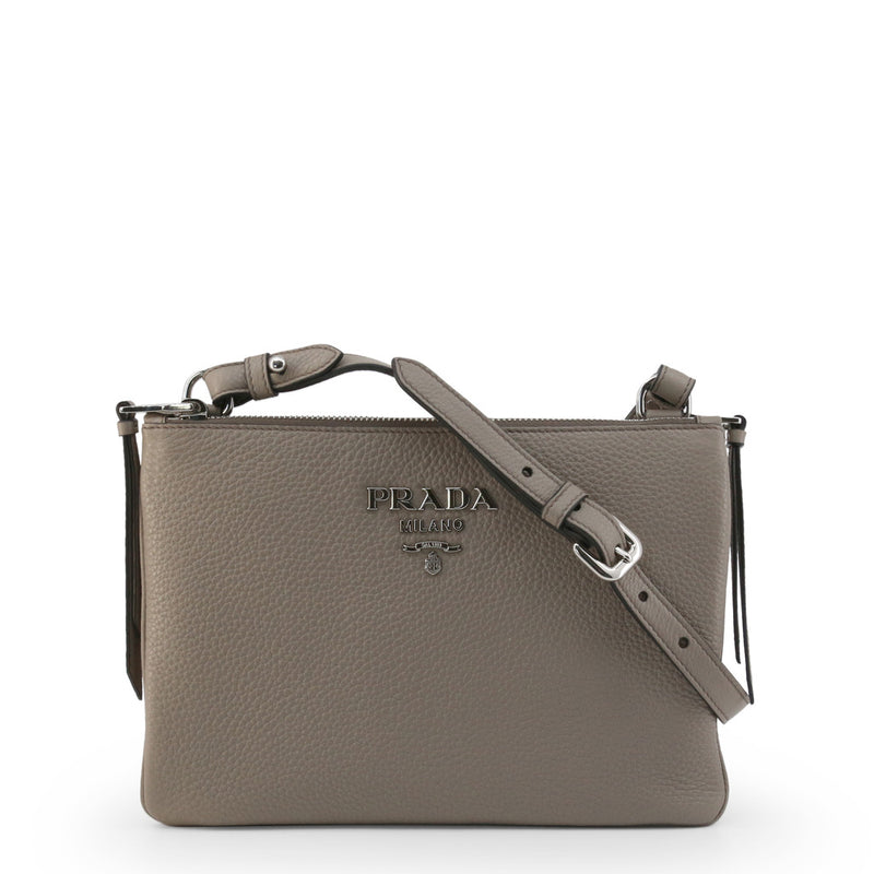 Prada Belted Crossbody Grey Women's Bag