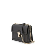 Crossbody Bag Black Jeans Magnetic Clouser For Women Furla