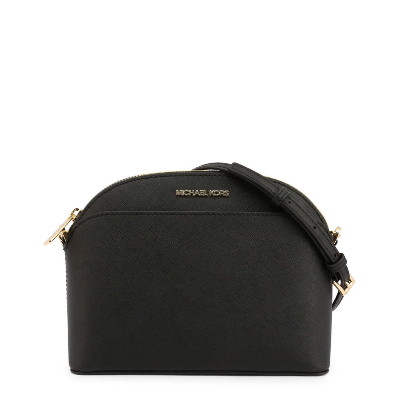 Michael Kors Women Black Crossbody bag Gold Chain