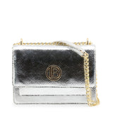 Laura Biagiotti Women's Shoulder Strap Silver Crossbody Bag