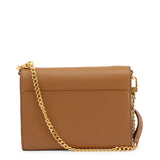 Tory Burch Women Crossbody Bag Gold Chain plus Belt Brown
