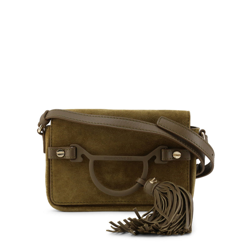 Borbonese Designer Crossbody Dull Green Women Bag