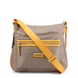 Laura Biagiotti Double Pocket Crossbody Bag Adjustable Shoulder Strap