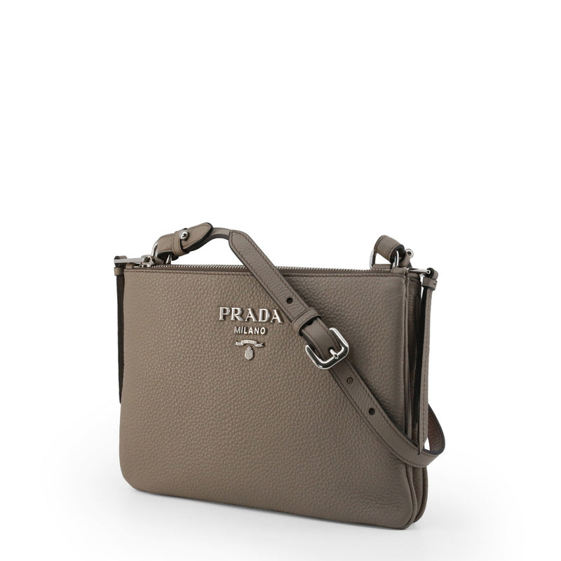 Prada Belted Crossbody Grey Women's Bag