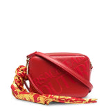 Versace Jeans Women Red Print Crossbody Bag