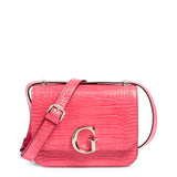 Guess Corily Mini Convertible Shiny Black Cross Body Bag