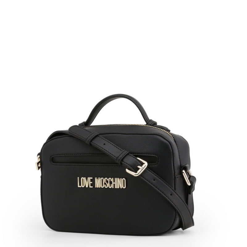 Love Moschino Women Crossbody Double Zip Black