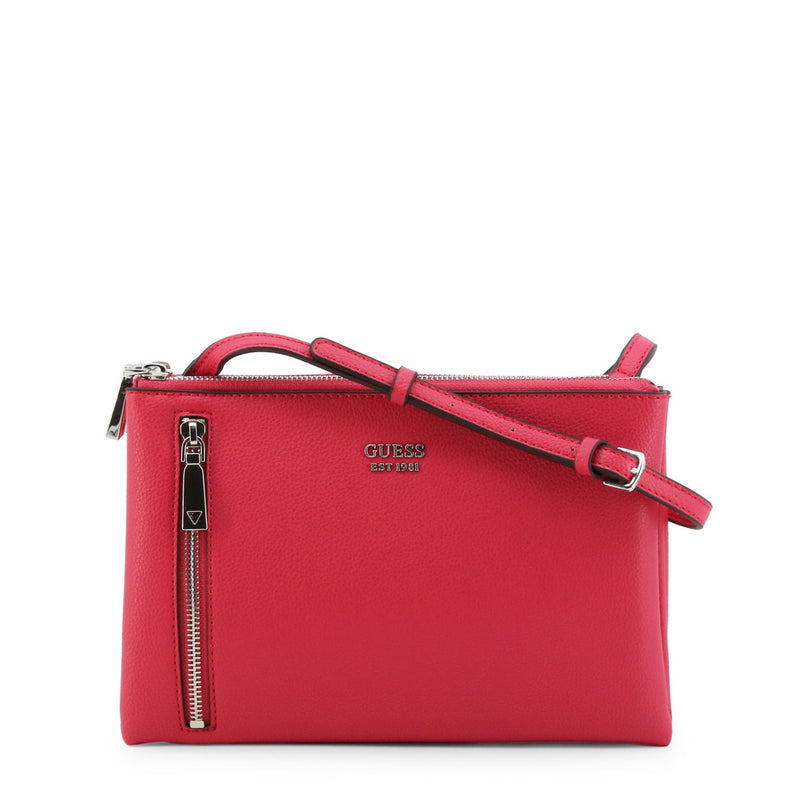 Guess Slim Belt Side Zip Red Crossbody bag