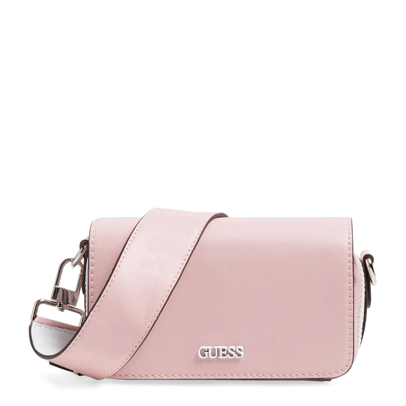 Guess Bold Strapped Pink Crossbody Bag