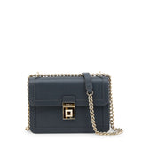 Crossbody Bag Black Jeans Magnetic Clouser For Women Furla
