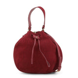 Hand-Crocheted Cotton Crossbody Bag Solid Strawberry Borbonese