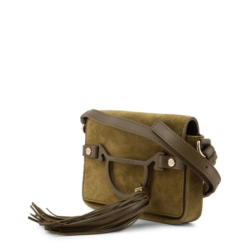 Borbonese Designer Crossbody Dull Green Women Bag