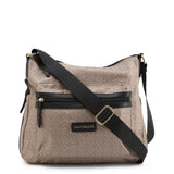 Laura Biagiotti Double Pocket Crossbody Bag Adjustable Shoulder Strap