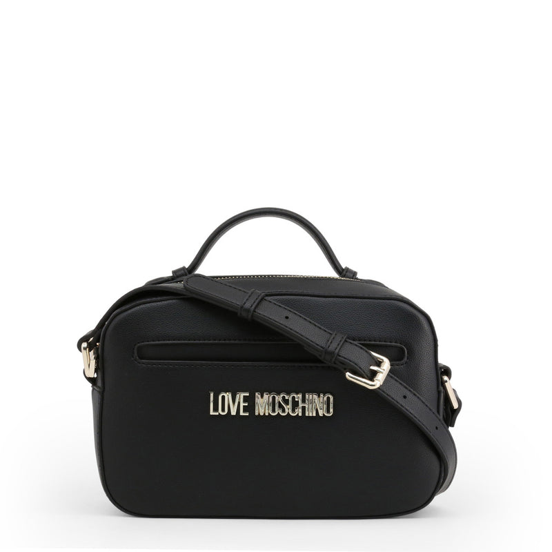 Love Moschino Women Crossbody Double Zip Black